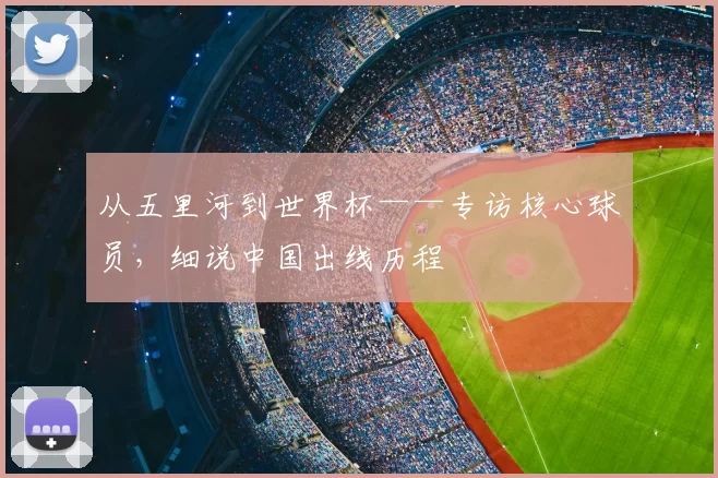 从五里河到世界杯——专访核心球员，细说中国出线历程