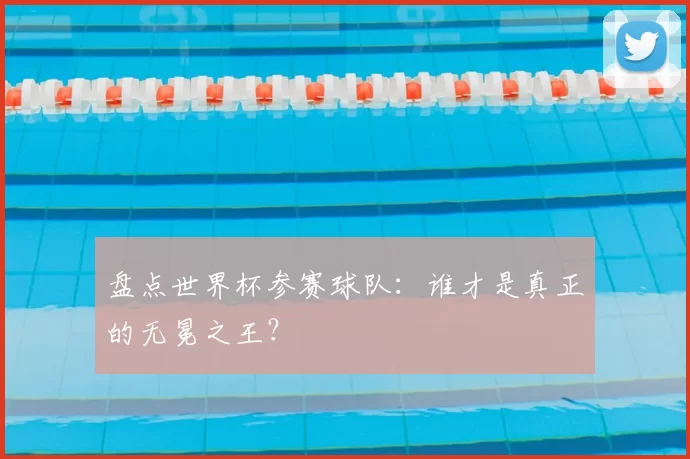 盘点世界杯参赛球队:谁才是真正的无冕之王?