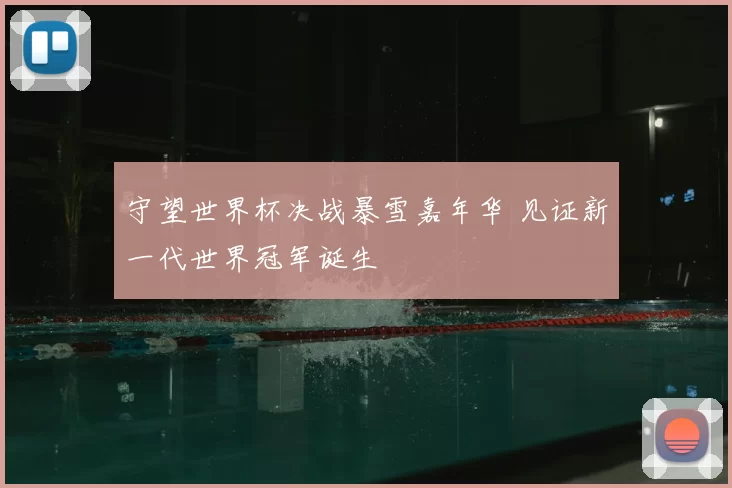 守望世界杯决战暴雪嘉年华 见证新一代世界冠军诞生
